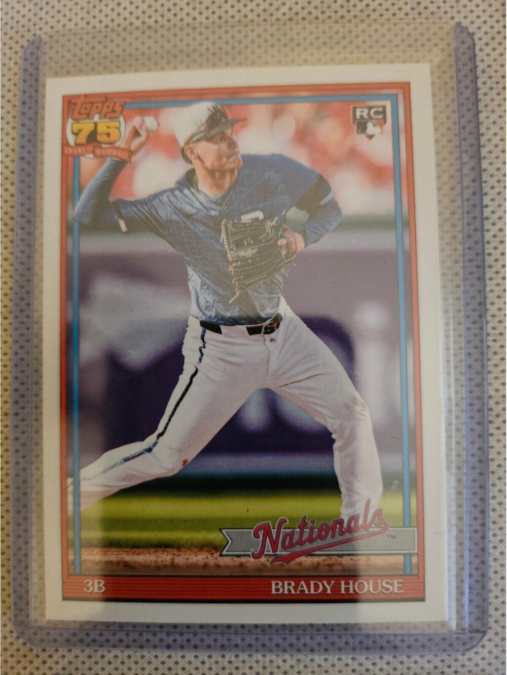 Brady House (RC) 2026 Topps Series 1 1991 insert #T91-41 - Nationals